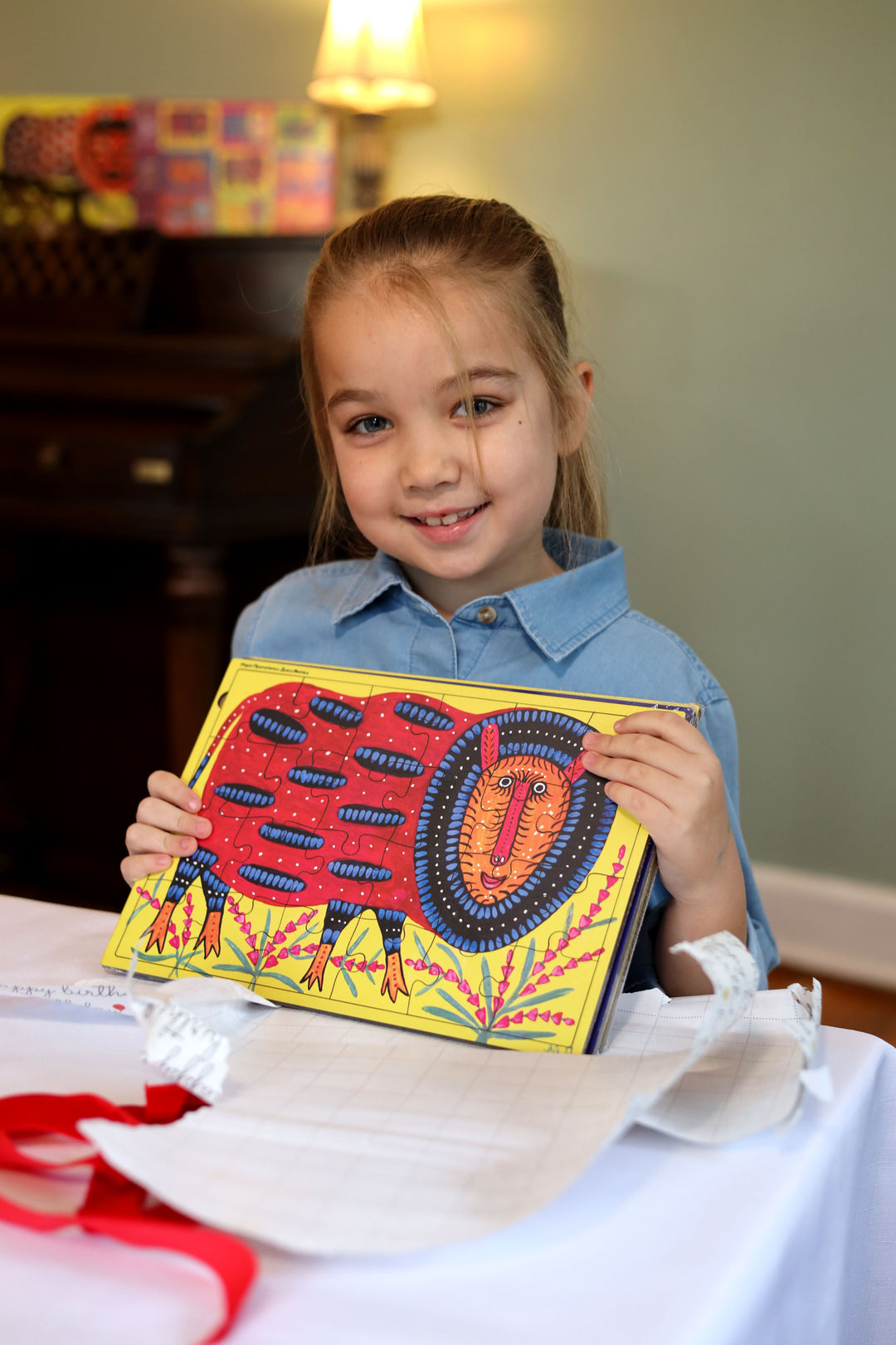 Wild Sheep by Maria Prymachenko