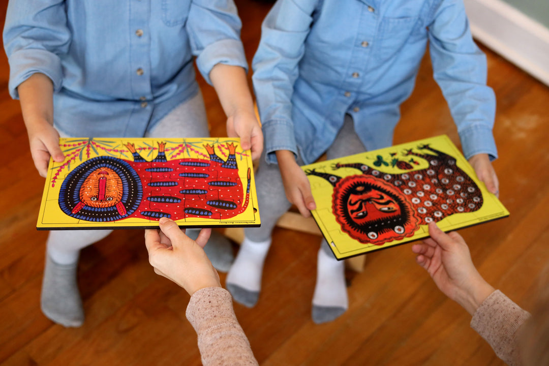 Wild Sheep by Maria Prymachenko