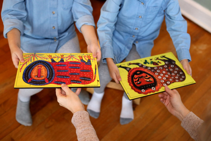 Wild Sheep by Maria Prymachenko