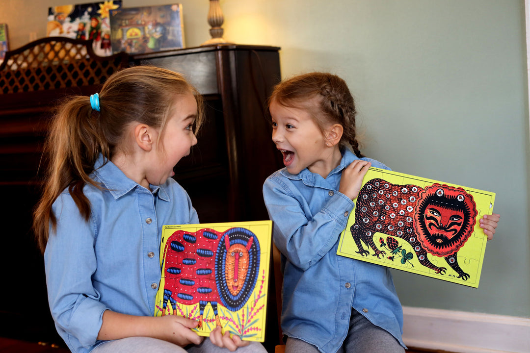 Wild Sheep by Maria Prymachenko