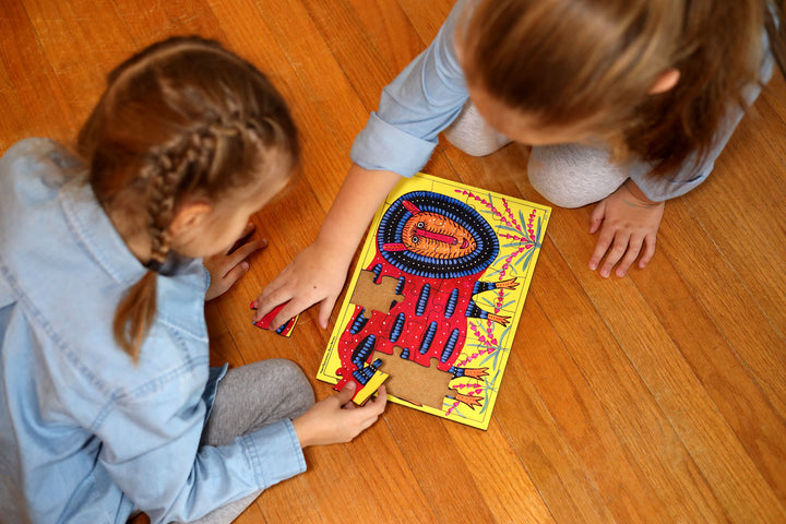 Wild Sheep by Maria Prymachenko