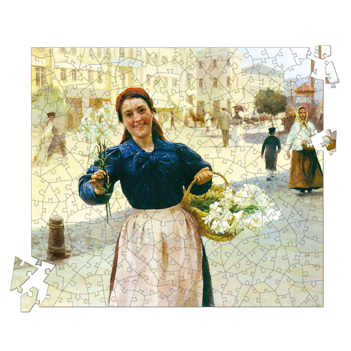 Kyiv Flowergirl by Mykola Pymonenko