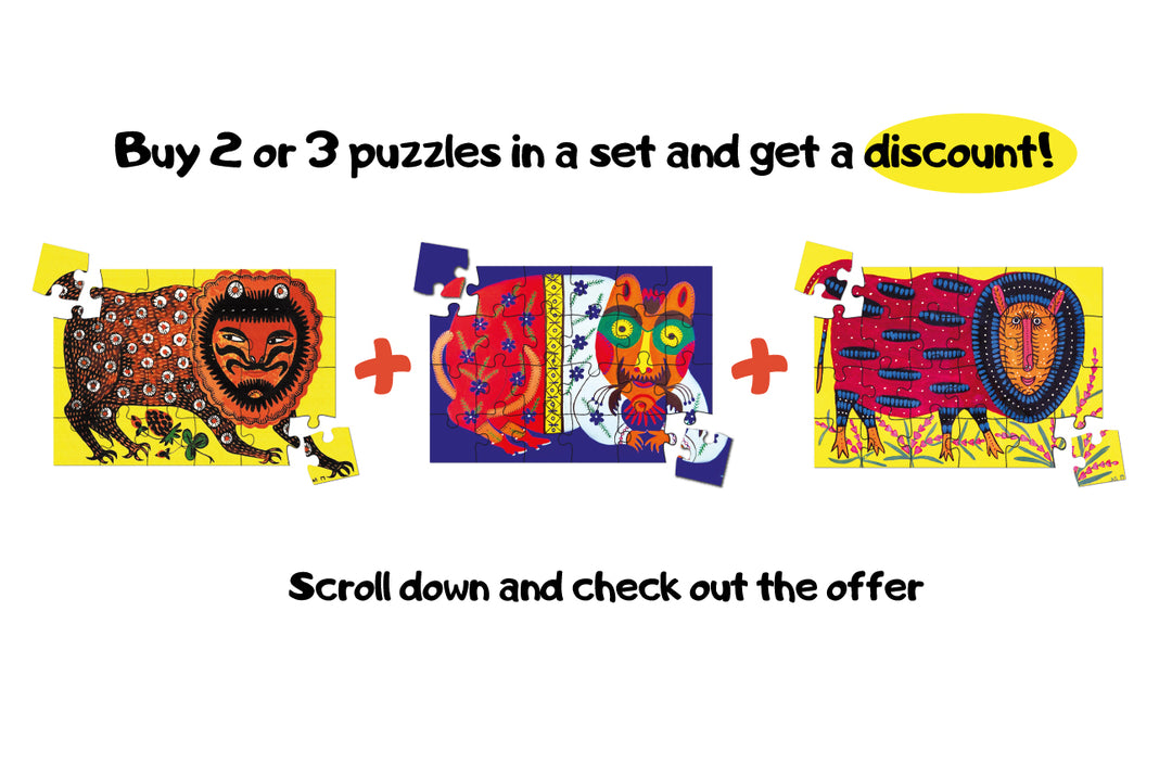 Wild Sheep by Maria Prymachenko