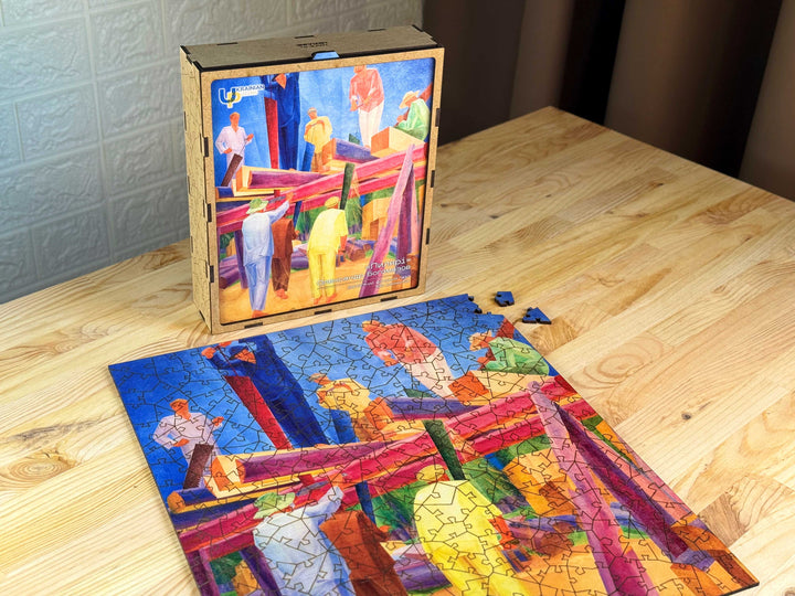 Sawyers by Oleksandr Bohomazov