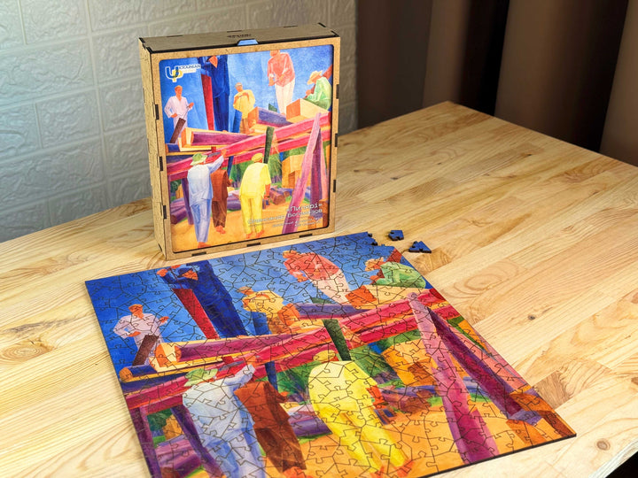 Sawyers by Oleksandr Bohomazov