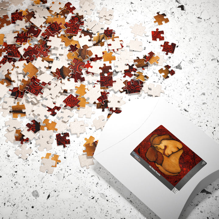 Kiss by Vsevolod Maximovych  — 110/252/520/1014-Piece Cardboard Jigsaw Art Puzzle