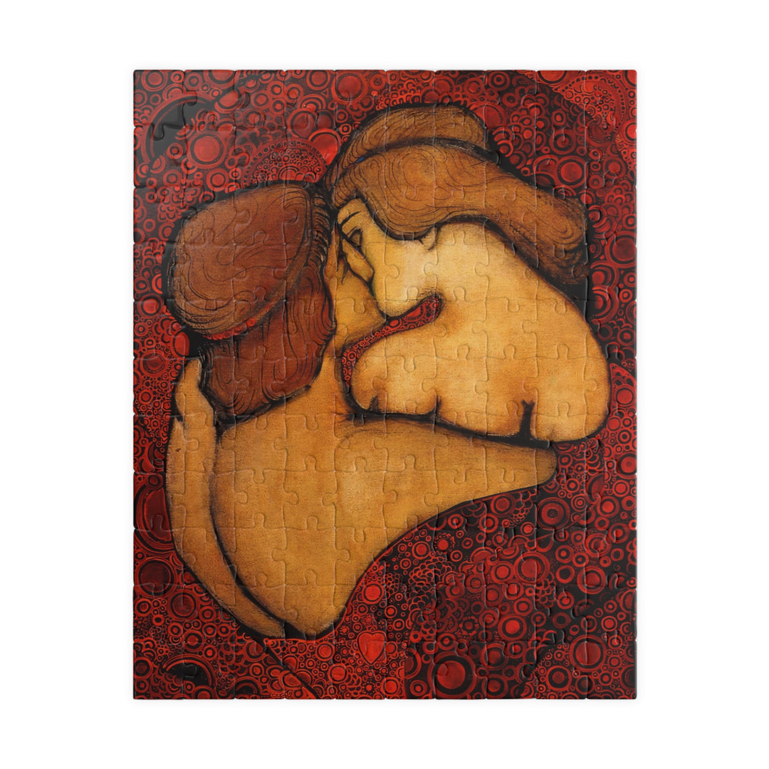 Kiss by Vsevolod Maximovych  — 110/252/520/1014-Piece Cardboard Jigsaw Art Puzzle