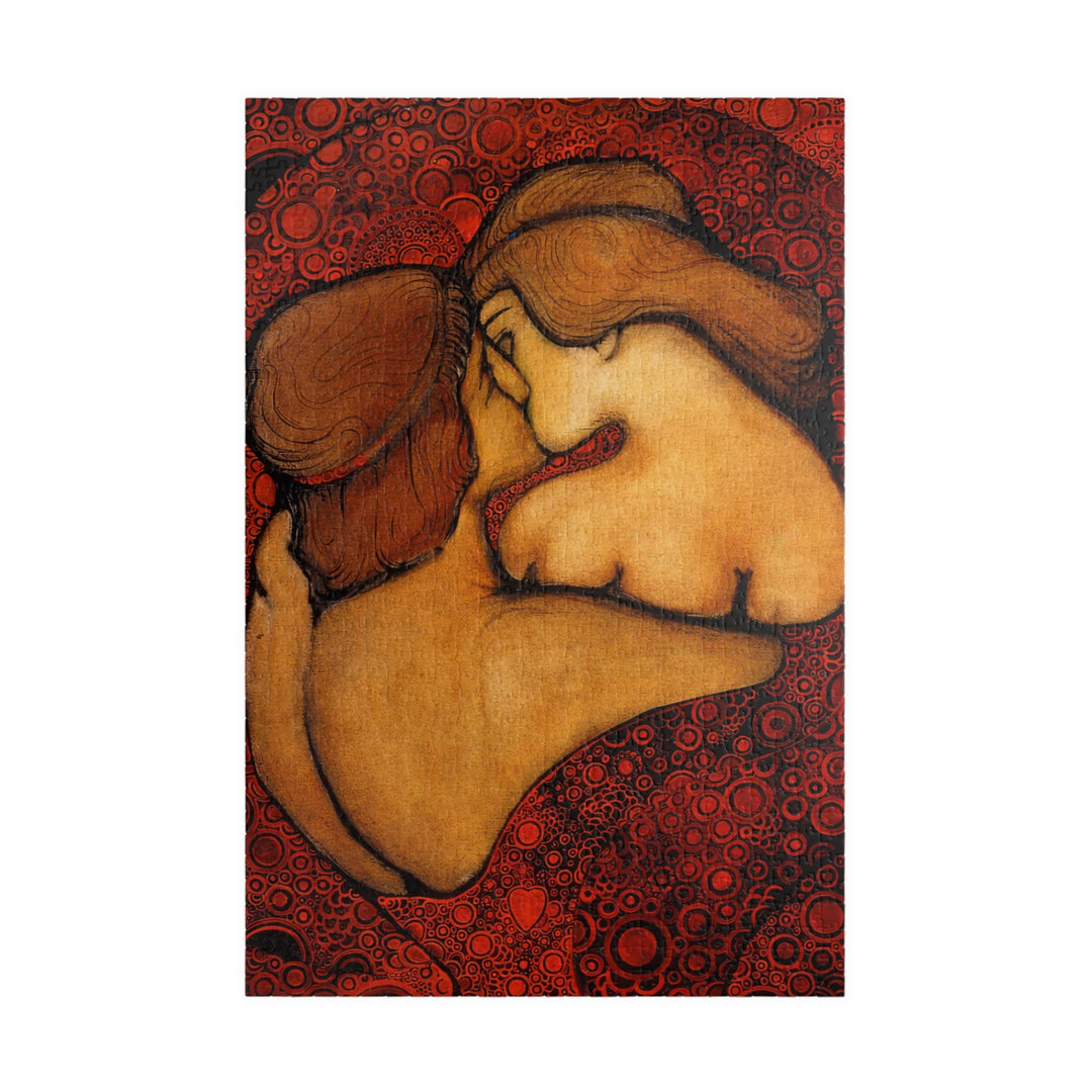 Kiss by Vsevolod Maximovych  — 110/252/520/1014-Piece Cardboard Jigsaw Art Puzzle