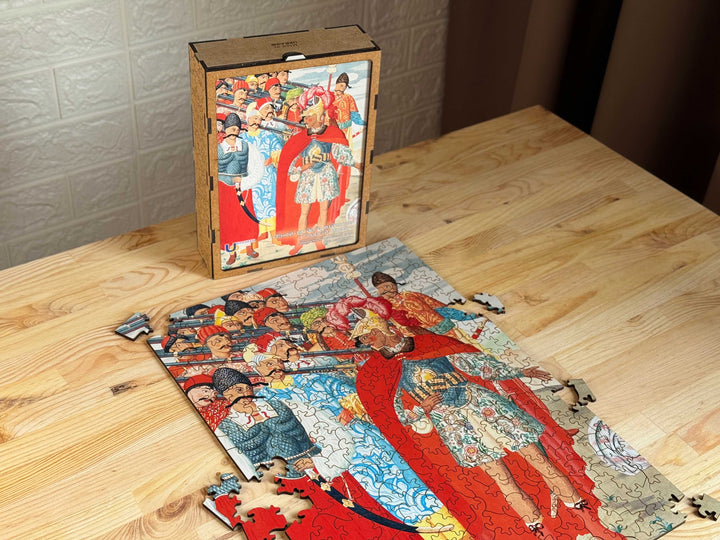 Aeneas And His Soldiers by  Heorhiy Narbut