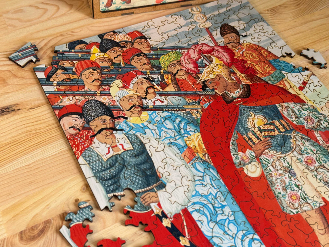 Aeneas And His Soldiers by  Heorhiy Narbut