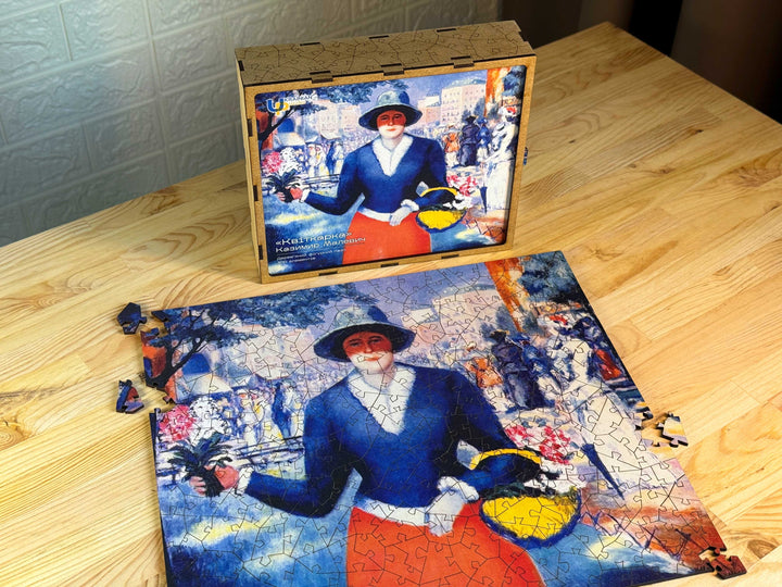 Flowergirl by Kazymyr Malevych