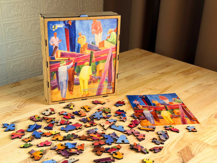 Sawyers by Oleksandr Bohomazov