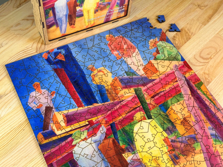 Sawyers by Oleksandr Bohomazov