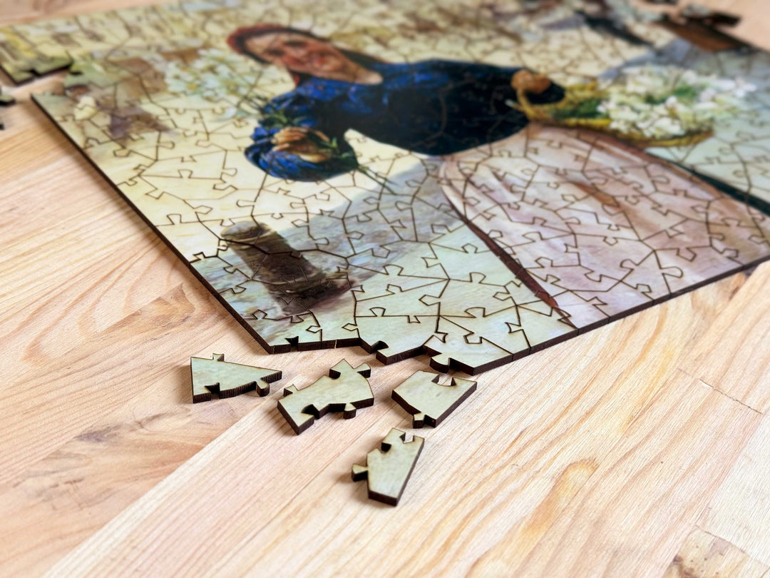 Kyiv Flowergirl by Mykola Pymonenko