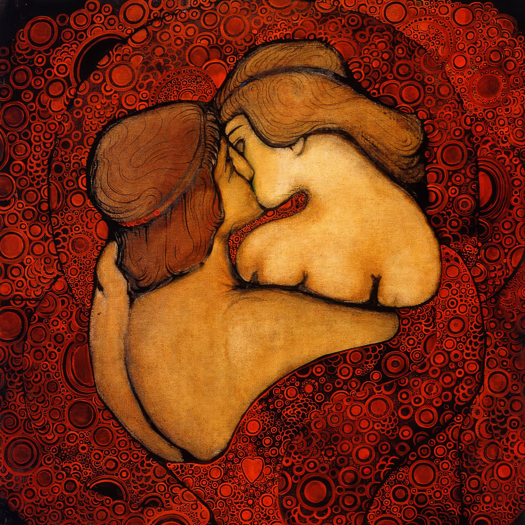 Kiss by Vsevolod Maximovych  — 110/252/520/1014-Piece Cardboard Jigsaw Art Puzzle